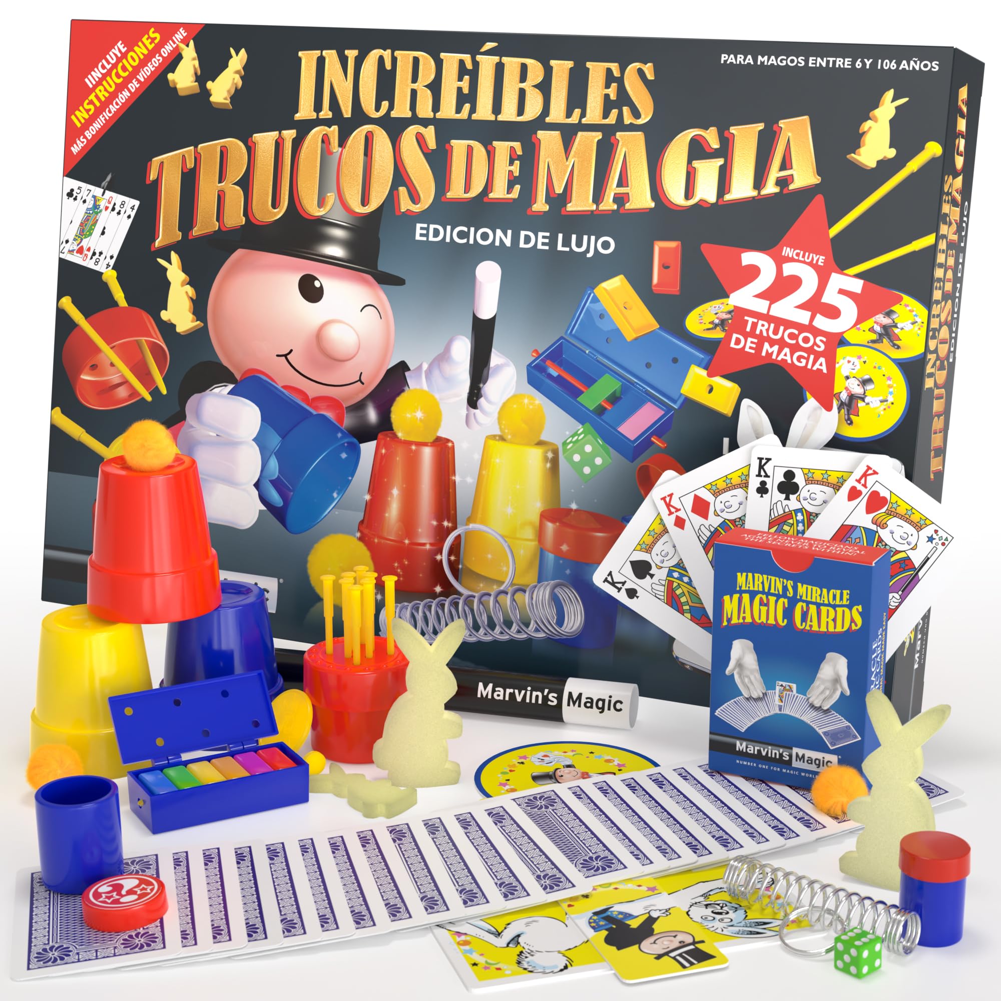 Marvin's Magic - 225 Easy Magic Tricks for Kids - Magic Set